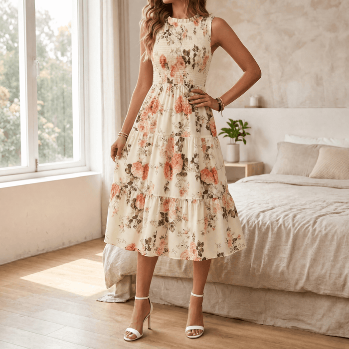 Cream Peach Rose / S