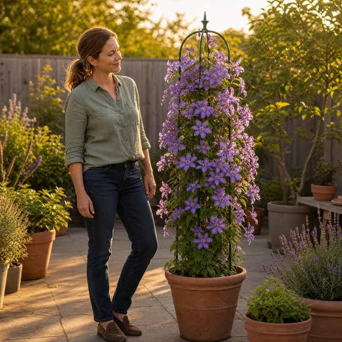 Floretta - Garden Obelisk Trellis for Climbing Plants