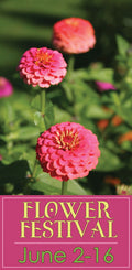 Flower Festival Single Vinyl Banner Dekra-Lite