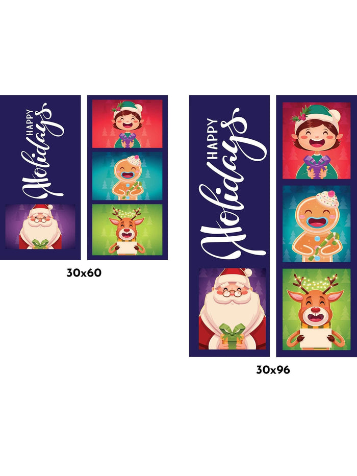 Fun Faces Double Vinyl Banner Set Dekra-Lite