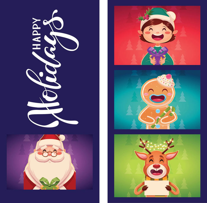 Fun Faces Double Vinyl Banner Set Dekra-Lite