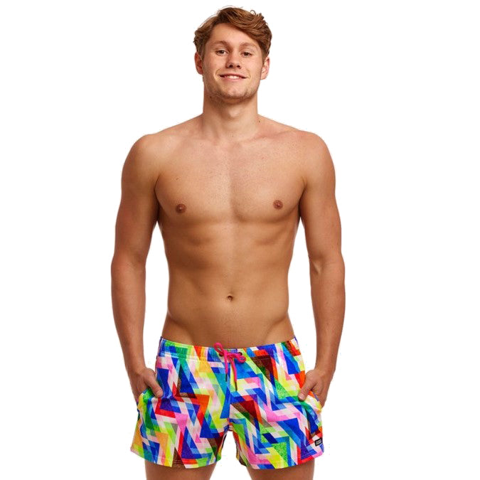Funky Trunk Men's Shorty Shorts multi front