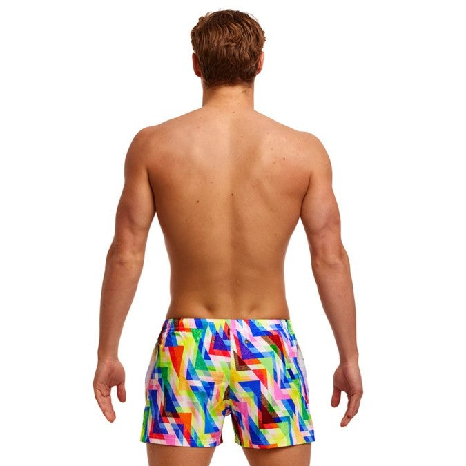 Funky Trunk Men's Shorty Shorts multi back