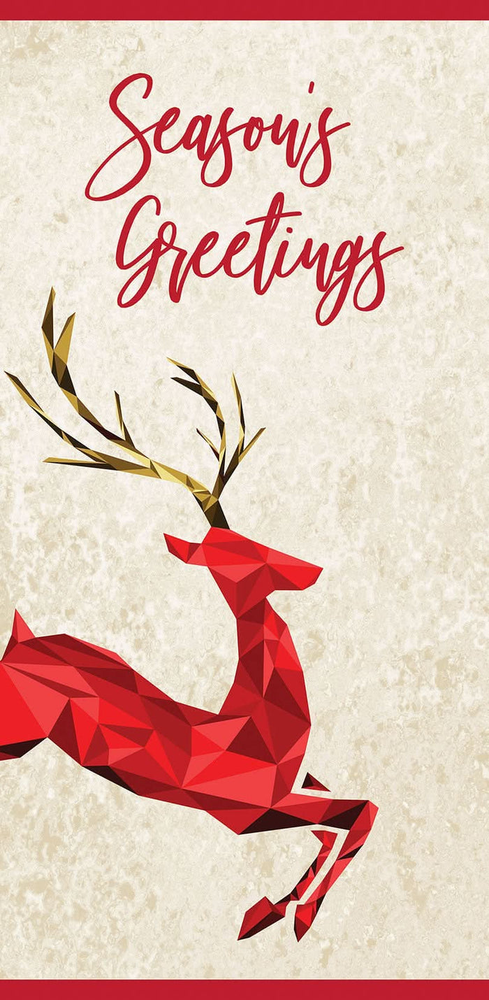 Geometric Deer Single Vinyl Banner Dekra-Lite