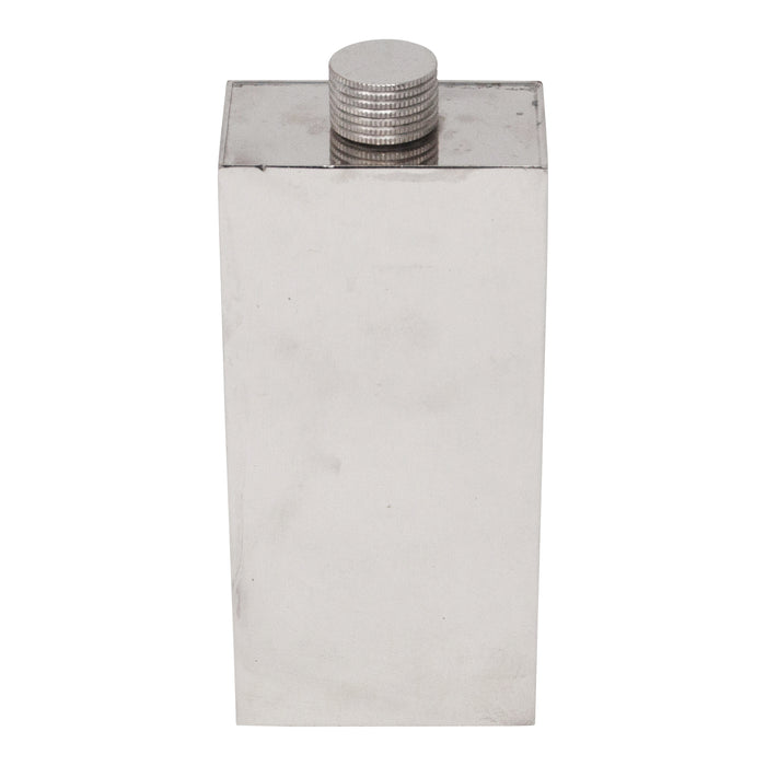 Vintage German Chrome Block Flask | The Hour Shop
