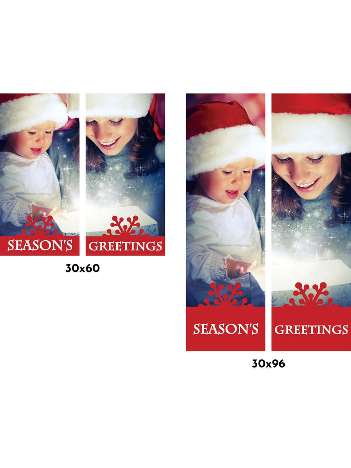 Gift Box Magic Double Vinyl Banner Set Dekra-Lite
