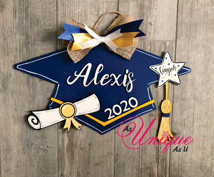 Graduation Cap Door Hanger - T2 Blanks 4 You