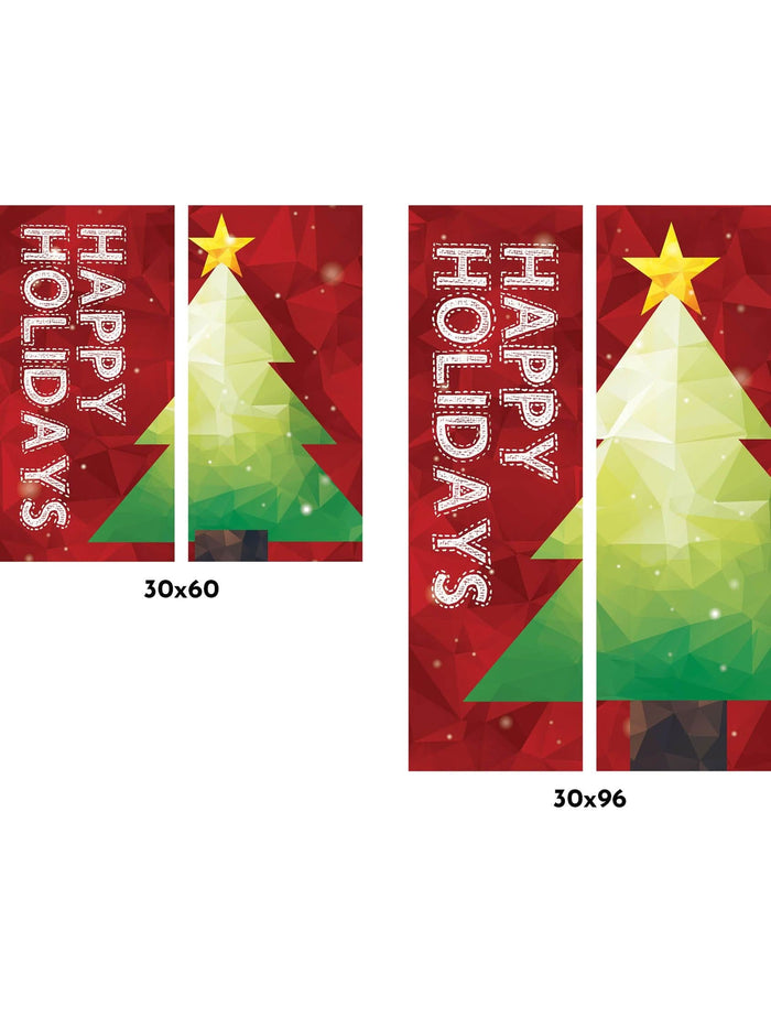 Graphic Tree Double Vinyl Banner Set Dekra-Lite