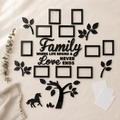 Halena – 3D Acrylic Family Tree Wall Decor with 11 Photo Frames