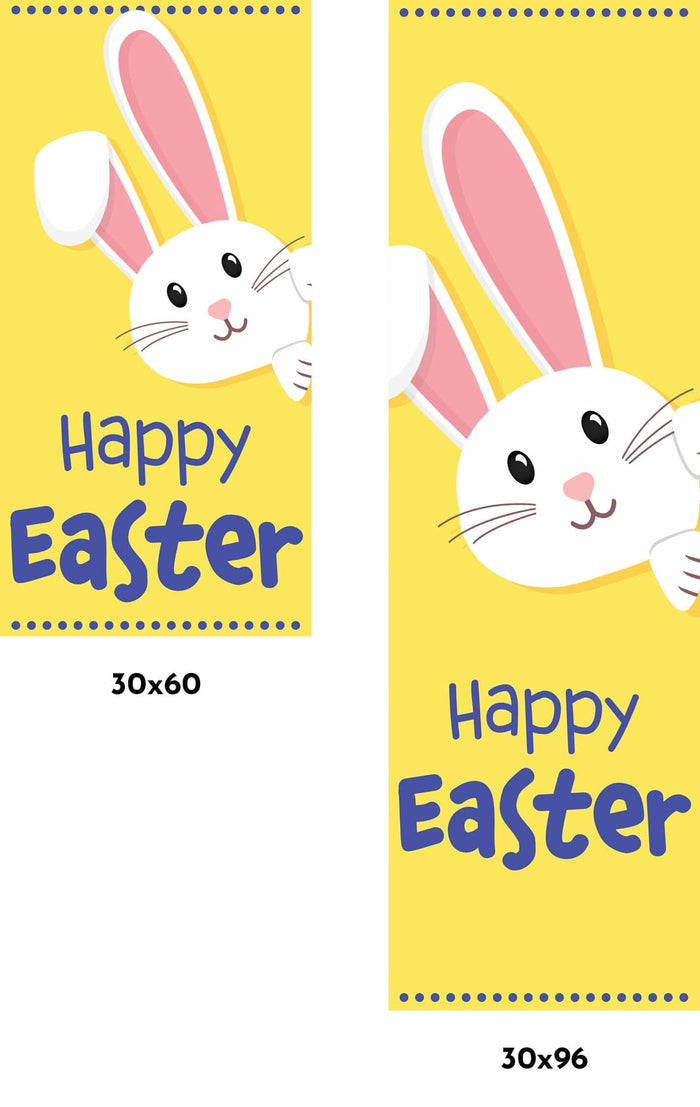 Happy Easter Bunny Single Vinyl Banner Dekra-Lite