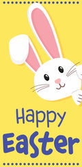 Happy Easter Bunny Single Vinyl Banner Dekra-Lite