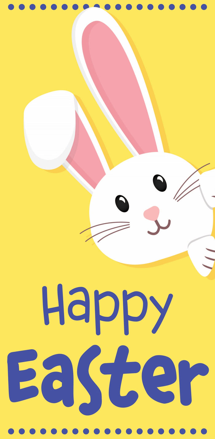 Happy Easter Bunny Single Vinyl Banner Dekra-Lite