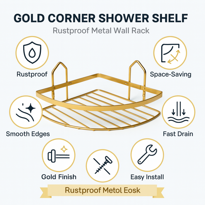 Primanova bathroom shelf Stainless steel dimensions specs
