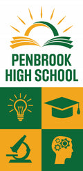 High School Education Single Vinyl Banner Dekra-Lite