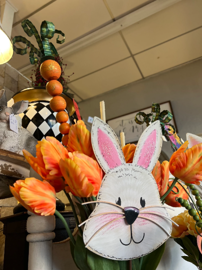 Hippity Hoppity Bunny Metal Stake