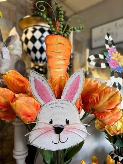 Hippity Hoppity Bunny Metal Stake