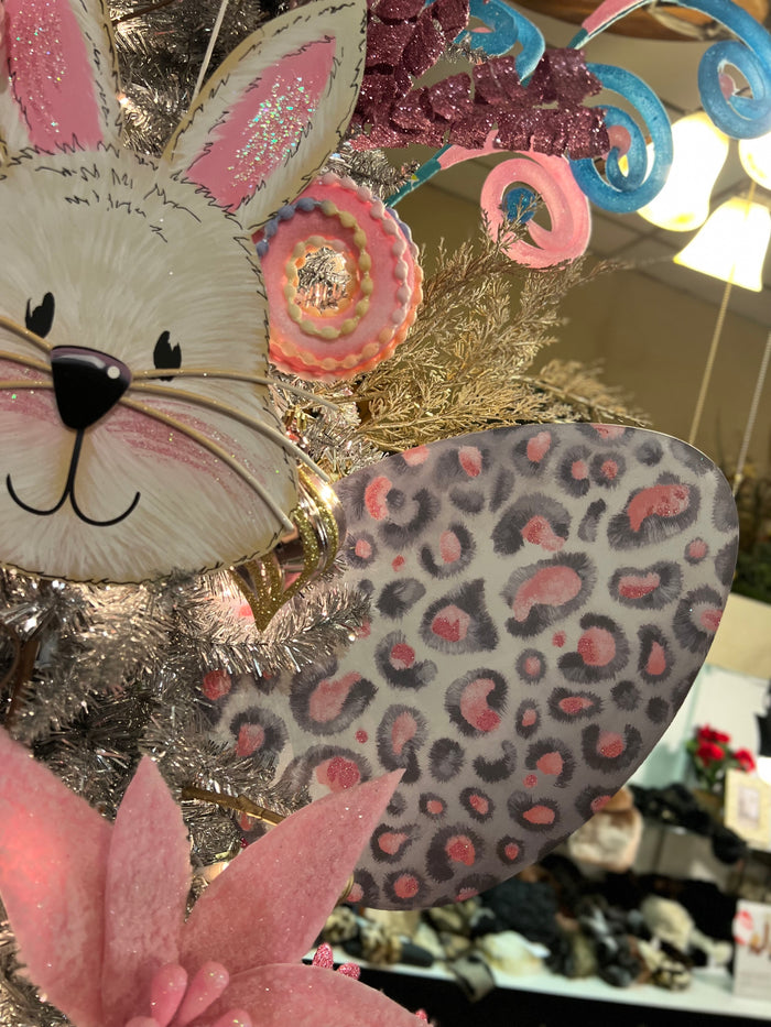 Hippity Hoppity Bunny Metal Stake