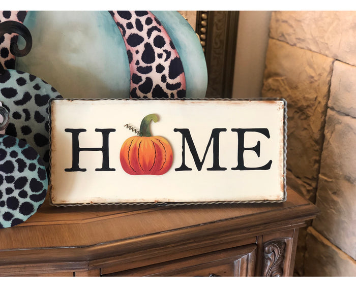 Home Metal Display Magnet Board with Attached Easel and Green Wreath Magnet