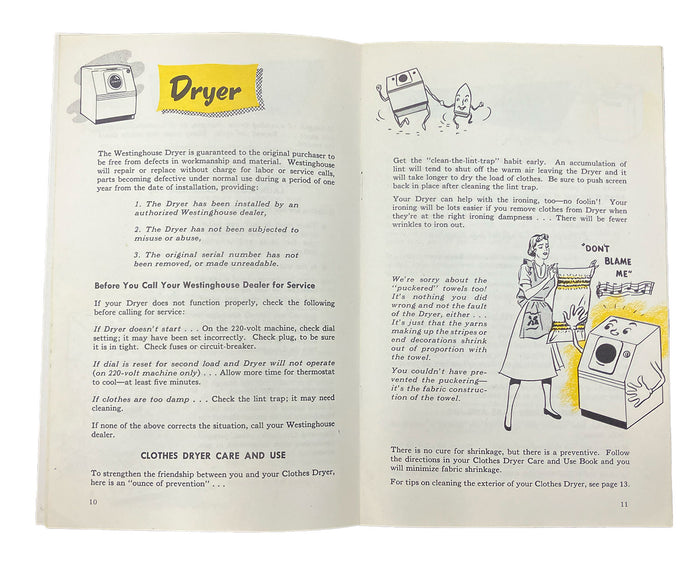 How to Get the Most for Your Money Booklet Westinghouse 1952 - Vintage Postcard Boutique