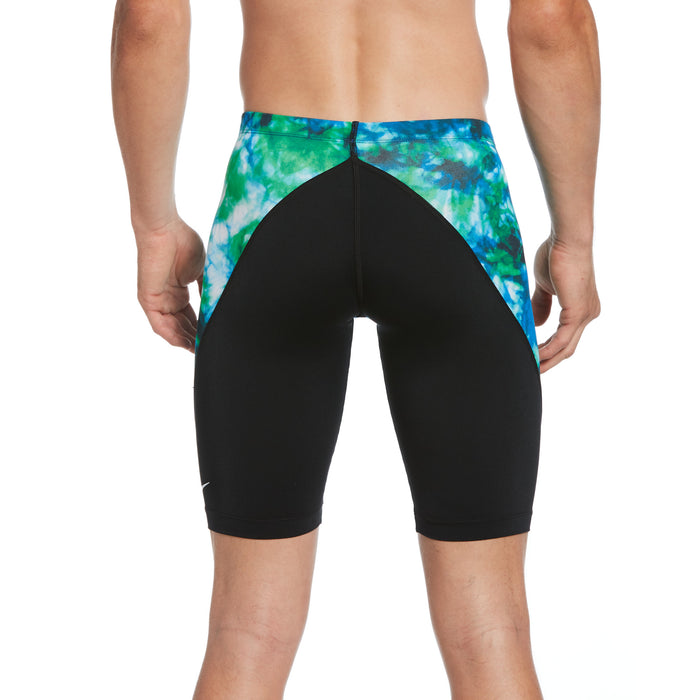 Nike Hydrastrong Tie Dye Jammer blue green back