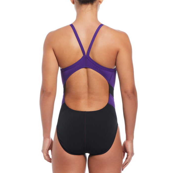 Nike Hydrastrong Vex Colorblock Racerback purple back