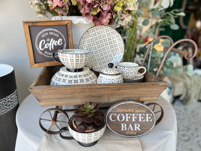 Coffee Freshly Brewed Sign