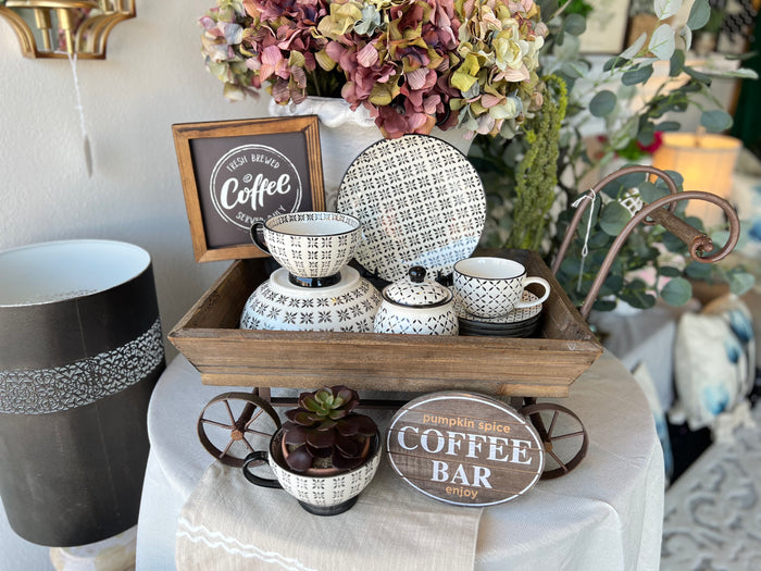 Coffee Freshly Brewed Sign