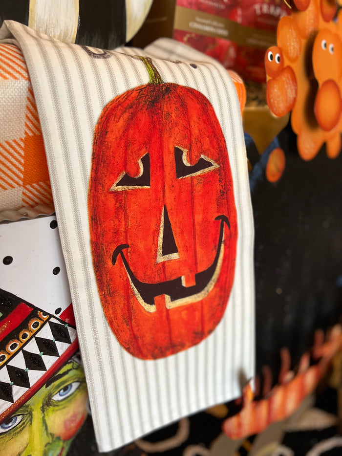 "Boo!" Jack O' Lantern Hand Towel