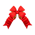 Interior Brocade Bow in Red and Gold 36" Dekra-Lite