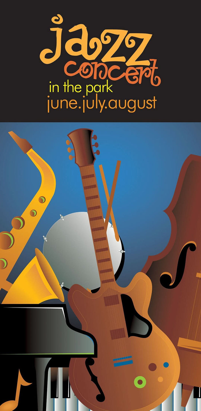 Jazz Concert Single Vinyl Banner Dekra-Lite