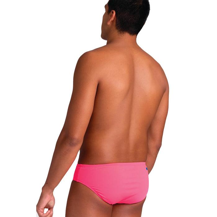 Jolyn Brolyn Solid Brief hot pink back