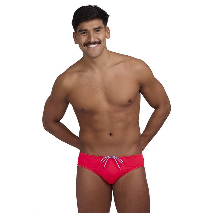 Jolyn Brolyn Solid Brief strawberry front