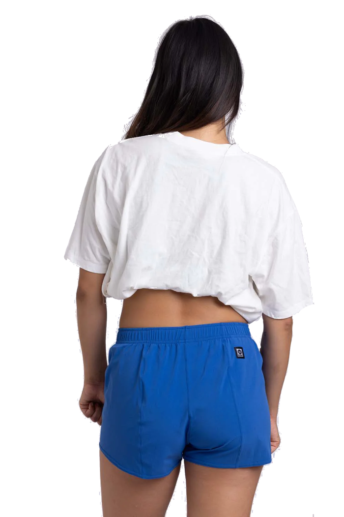 Jolyn Janie High Waisted Short royal back