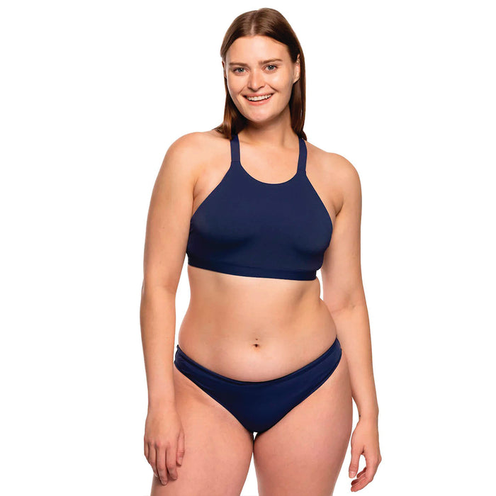 Jolyn Solid Andy Bikini Bottom navy