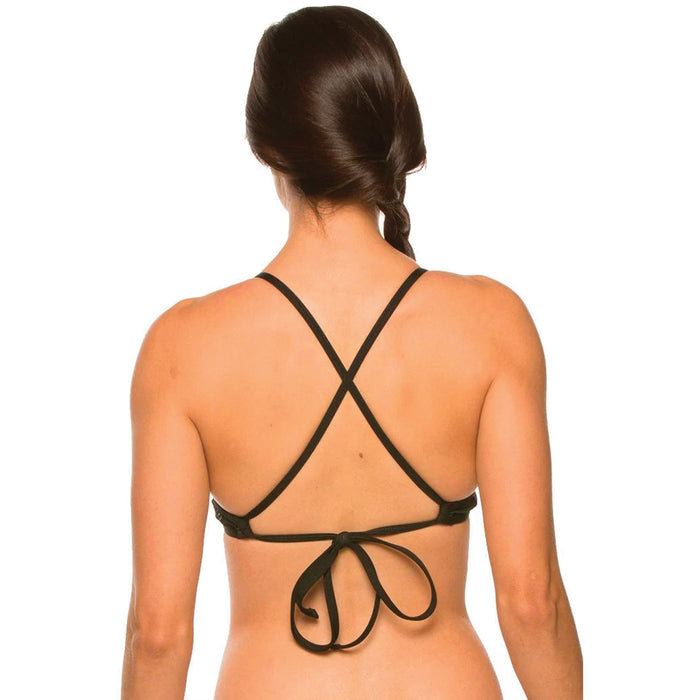 Jolyn Tomcat Solid Bikini Top black