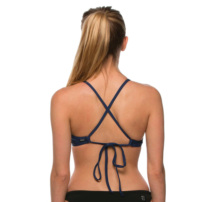 Jolyn Tomcat Solid Bikini Top navy