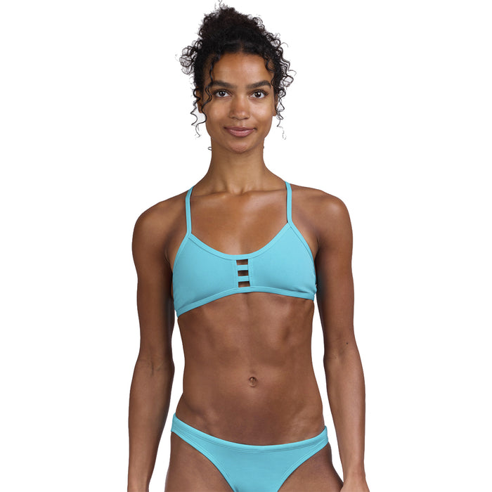 Jolyn Tomcat Ultraviolet Bikini Top sky blue front
