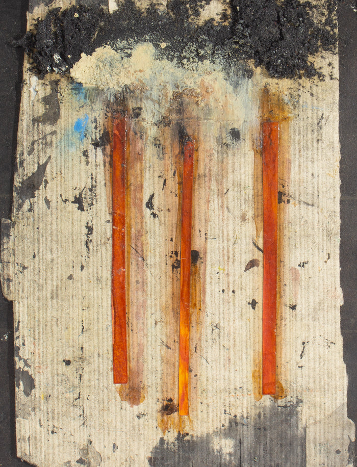 Juliet Holland Signed 2005 “Asuka 10” Mixed Media Collage