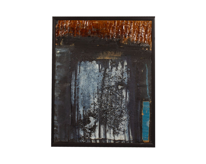 Juliet Holland SIgned 2005 “Asuka 18” Mixed Media Collage