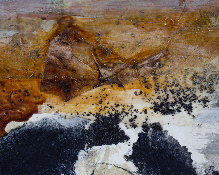 Juliet Holland Signed 2005 “Asuka 3” Mixed Media Collage