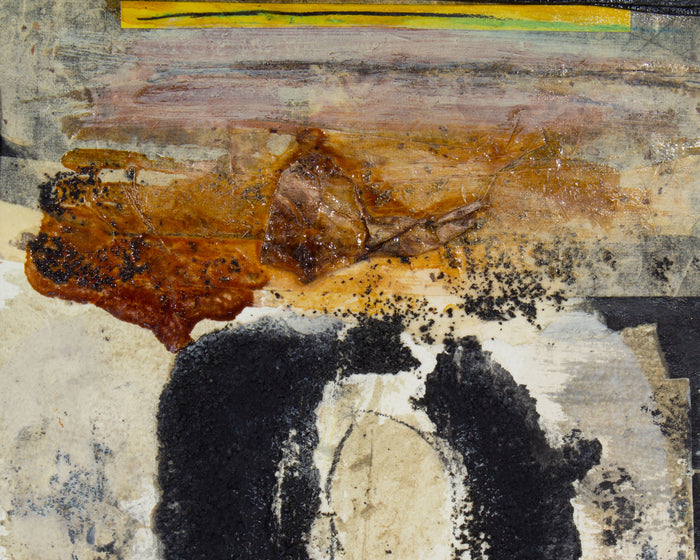 Juliet Holland Signed 2005 “Asuka 3” Mixed Media Collage