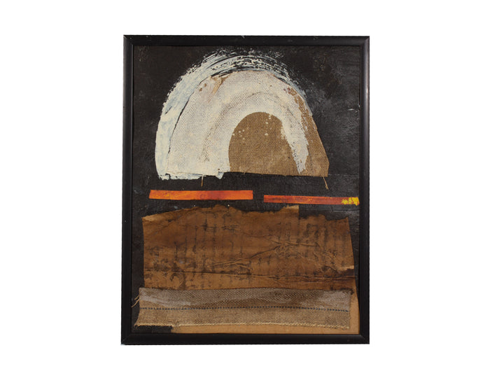 Juliet Holland Signed 2005 “Asuka II” Mixed Media Collage