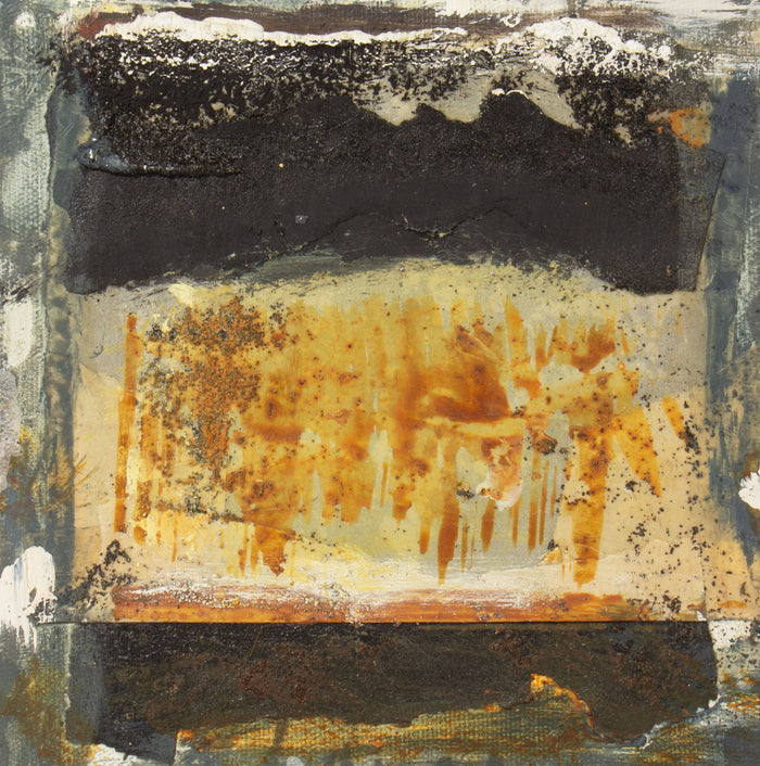 Juliet Holland Signed 2008 “Nami 41” Mixed Media Painting and Collage