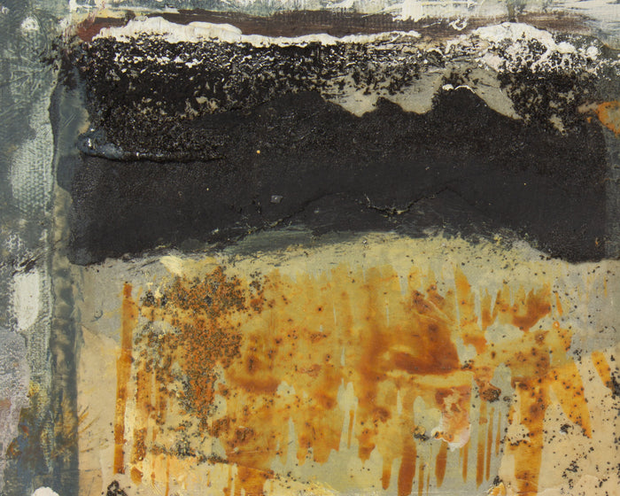 Juliet Holland Signed 2008 “Nami 41” Mixed Media Painting and Collage