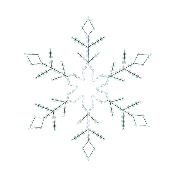 Dekra-Lite 24" LED Ropelight Branch Snowflake