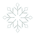 Dekra-Lite LED Ropelight Diamond Snowflake