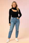 Lena | Sweater with a cutout neckline
