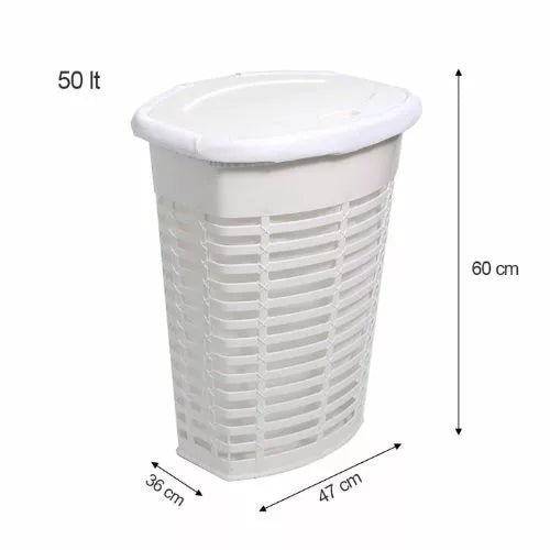 Primanova laundry basket in Egyptian home brown