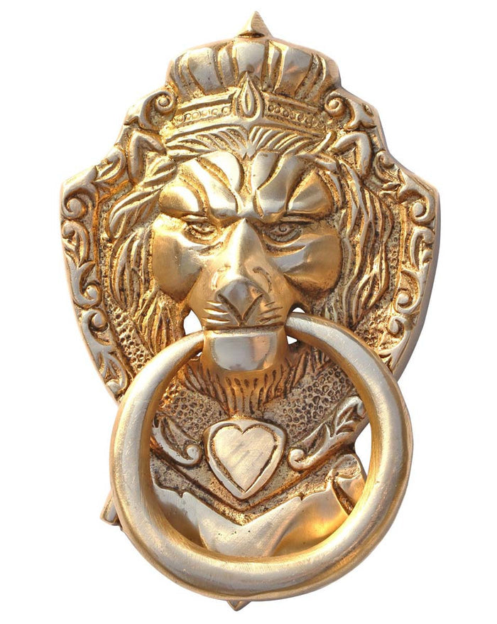 Lion Brass Door Knocker