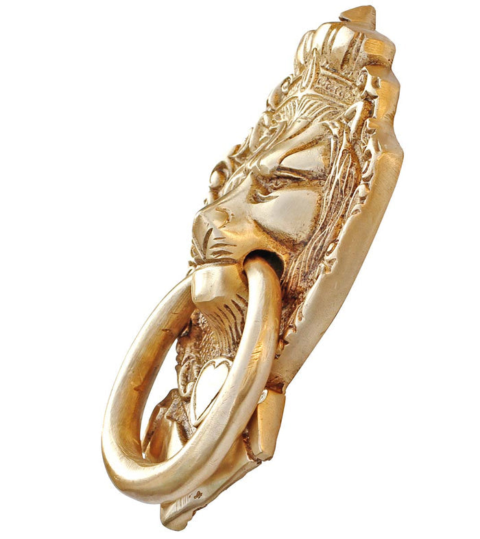 Lion Brass Door Knocker